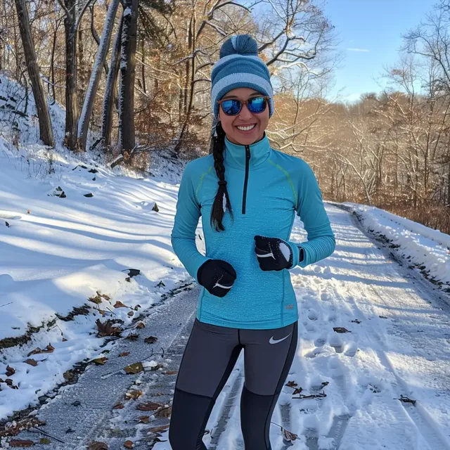 Winter running gear