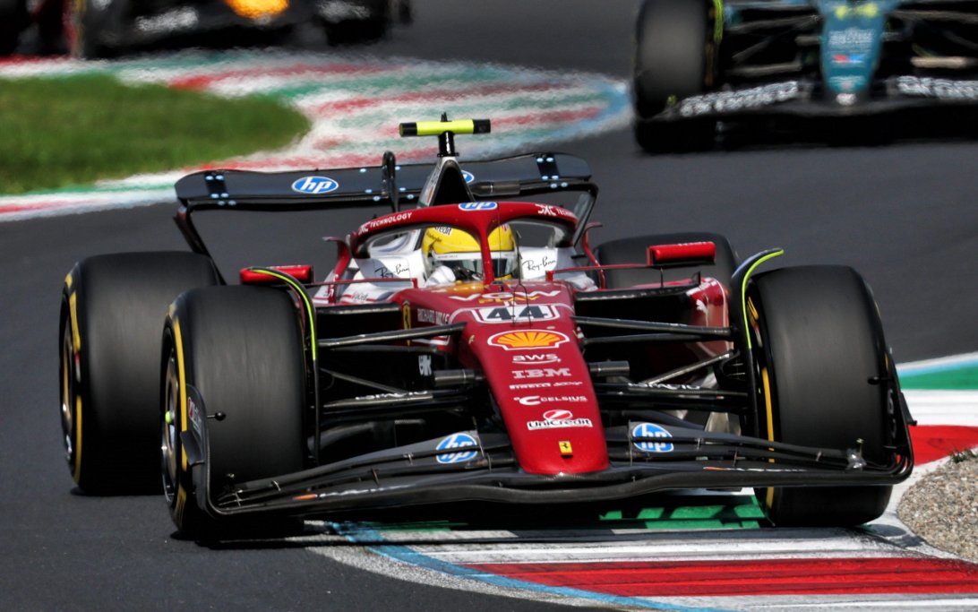 Ferrari f1 car in the Monza GP- f1 authentics