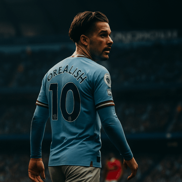 Jack Grealish Mid Game In Manchester Dearby